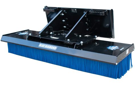 skid steer push broom attachment